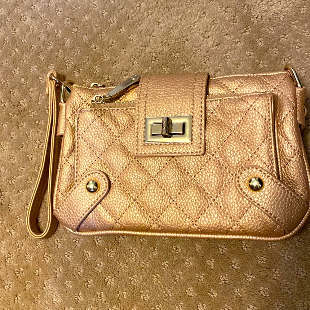 Rose Gold Charming Charlie Clutch Purse